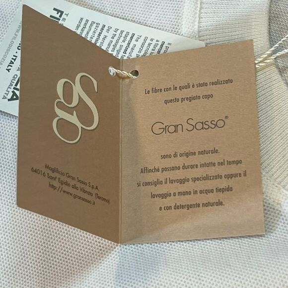 Gran Sasso Shirt 3XT Crew Neck Short Sleeve Italy T-shirt Lightweight Preppy - Picture 7 of 15